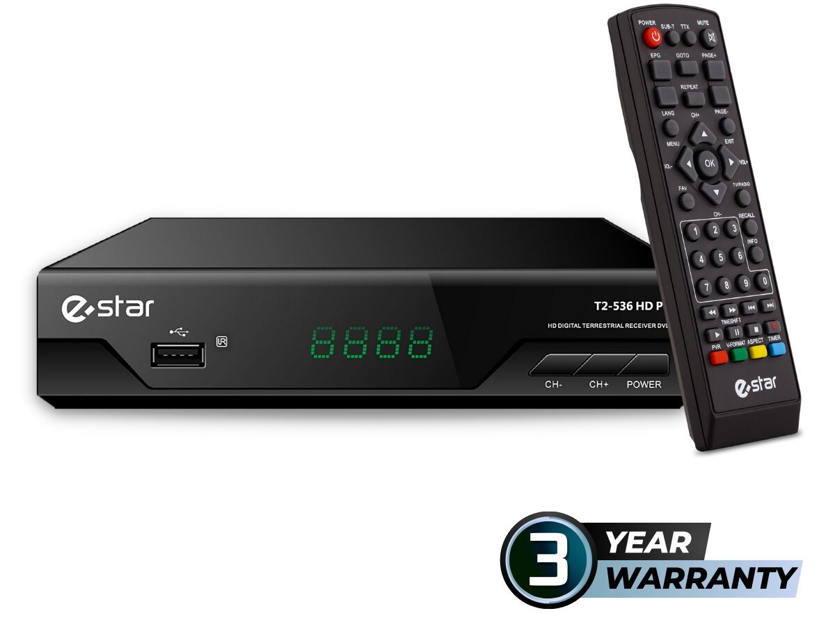 eStar T2-536 HD PVR cena un informācija | Virszemes TV uztverēji | 220.lv