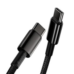 Baseus (CATWJ-A01) USB Type-C - USB Type-C cable Power Delivery Quick Charge 100W 5A 2м, черный цена и информация | Кабели для телефонов | 220.lv