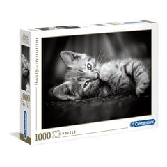 Puzle Clementoni High Quality Collection Kitty (Kaķēns), 1000 d. cena un informācija | Puzles, 3D puzles | 220.lv