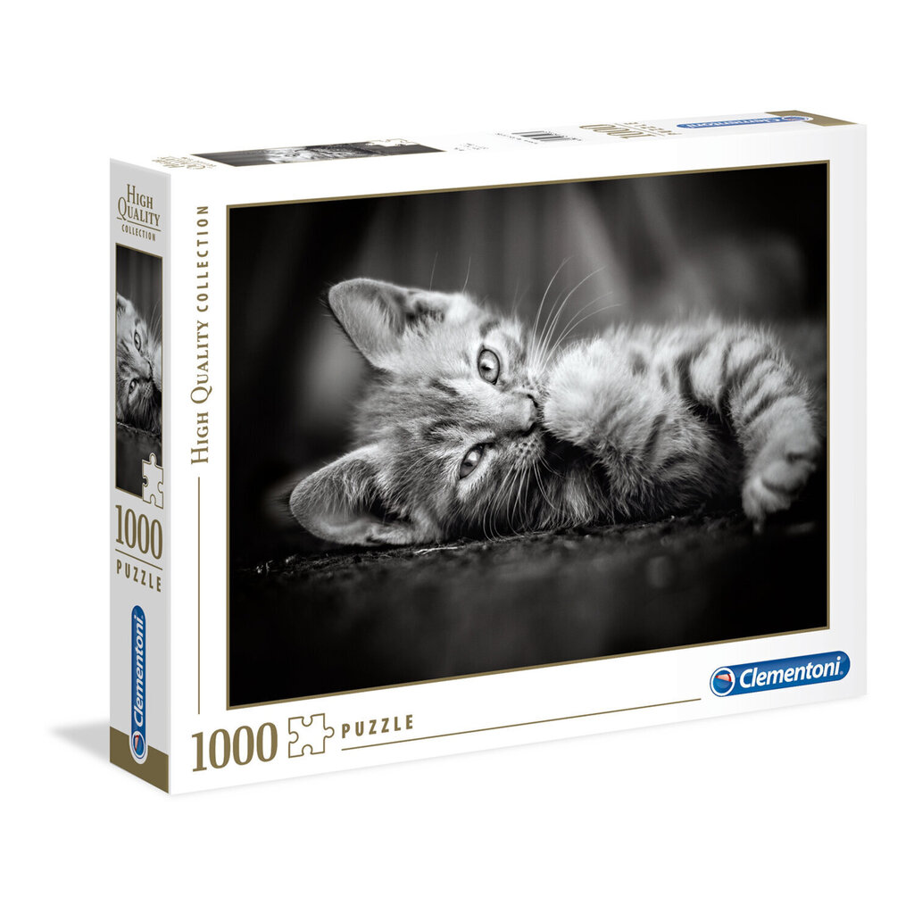 Puzle Clementoni High Quality Collection Kitty (Kaķēns), 1000 d. цена и информация | Puzles, 3D puzles | 220.lv