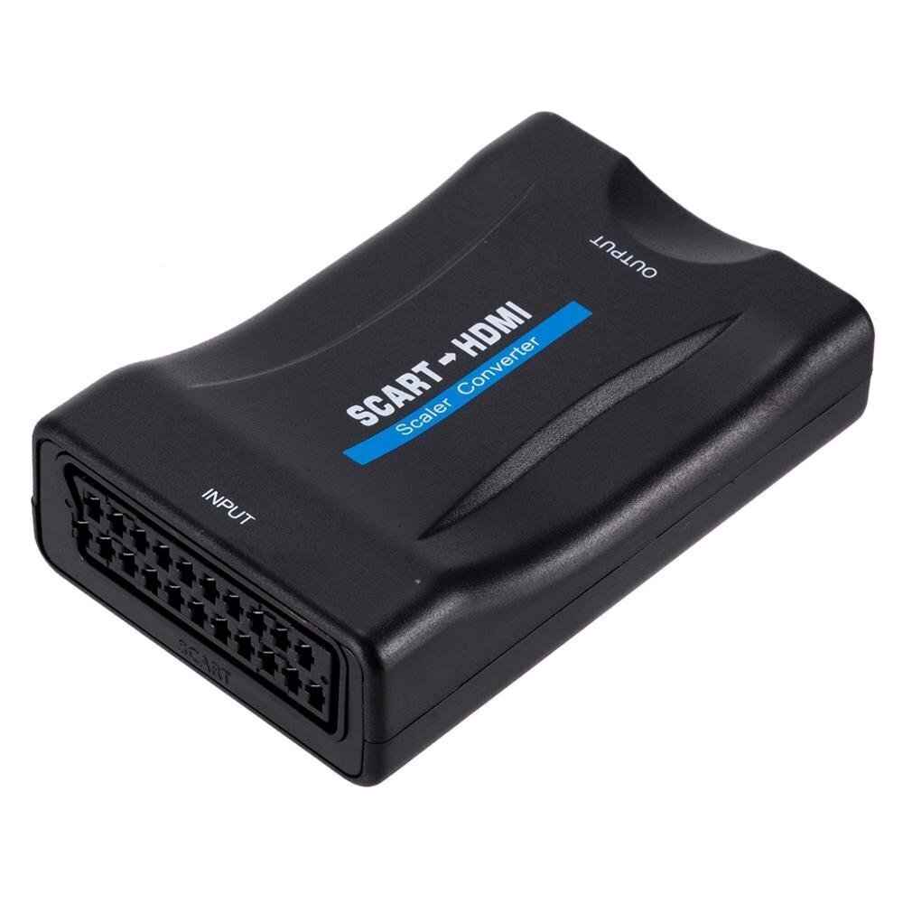 Fusion video signāla pārveidotājs SCART uz HDMI signālu (+ audio), melns cena un informācija | Adapteri un USB centrmezgli | 220.lv