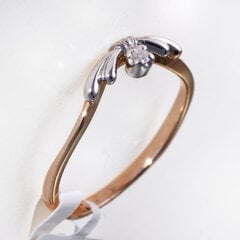 Золотое кольцо с бриллиантом 09FB5225001 цена и информация | Кольца | 220.lv