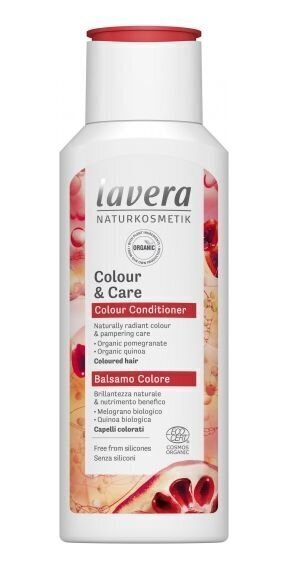 Kondicionieris krāsotiem matiem Lavera Colour & Care, 200 ml cena un informācija | Matu kondicionieri, balzāmi | 220.lv
