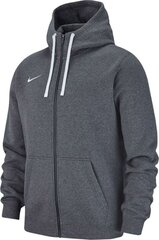 Džemperis vīriešiem Nike Hoodie Fz Flc Tm Club 19 AJ1313 071, pelēks cena un informācija | Vīriešu jakas | 220.lv