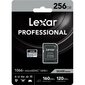 Lexar High-Performance 1066x UHS-I MicroSDXC, 256 GB, Flash memory class 10, Black cena un informācija | Atmiņas kartes mobilajiem telefoniem | 220.lv
