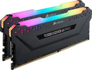 Corsair Vengeance RGB Pro 32 Гб (2 x 16GB) DDR4 DRAM 3600 Мгц C18 Memory Kit цена и информация | Оперативная память (RAM) | 220.lv