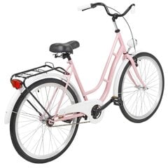 Pilsētas velosipēds AZIMUT Retro 26" 2021, gaiši rozā цена и информация | Велосипеды | 220.lv