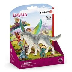 Волк Lykos, Енот Nugur и дракон Piuh Мир эльфов Bayala Movie Schleich, 70710 цена и информация | Игрушки для мальчиков | 220.lv