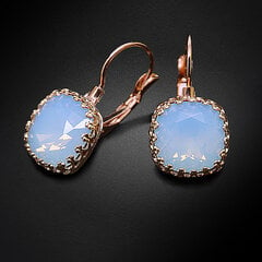 Серьги «Винтаж V (Air Blue Opal)» с кристаллами Swarovski™ цена и информация | Серьги | 220.lv