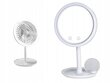 LED spogulis + ventilators cena un informācija | Kosmētikas somas, spoguļi | 220.lv