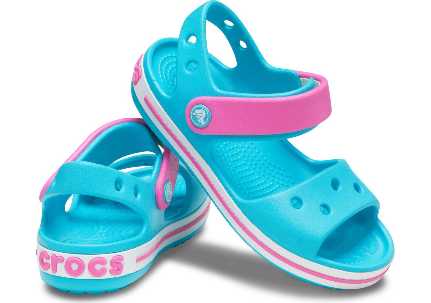 Sandales bērniem Crocs™ Crocband Sandal Kids, zilas cena un informācija | Bērnu sandales | 220.lv