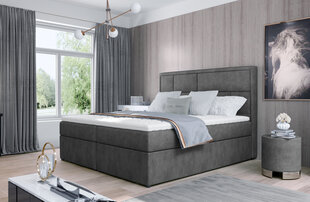 Кровать NORE Meron 05, 140x200 см, серая цена и информация | Кровати | 220.lv