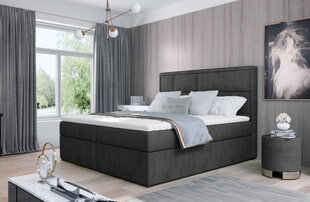 Кровать NORE Meron 06, 140x200 см, темно-серая цена и информация | Кровати | 220.lv