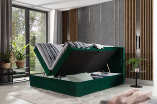 Кровать NORE Meron 09, 140x200 см, зеленая цена и информация | Кровати | 220.lv