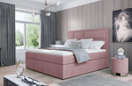 Кровать NORE Meron 16, 140x200 см, розовая