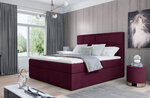 Кровать NORE Meron 17, 140x200 см, красная