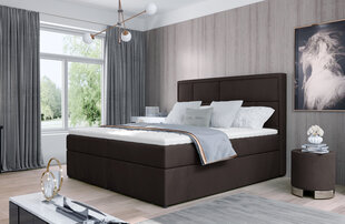 Кровать NORE Meron 11, 160x200 см, темно-коричневая цена и информация | Кровати | 220.lv
