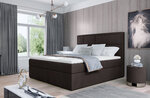 Кровать NORE Meron 11, 160x200 см, темно-коричневая