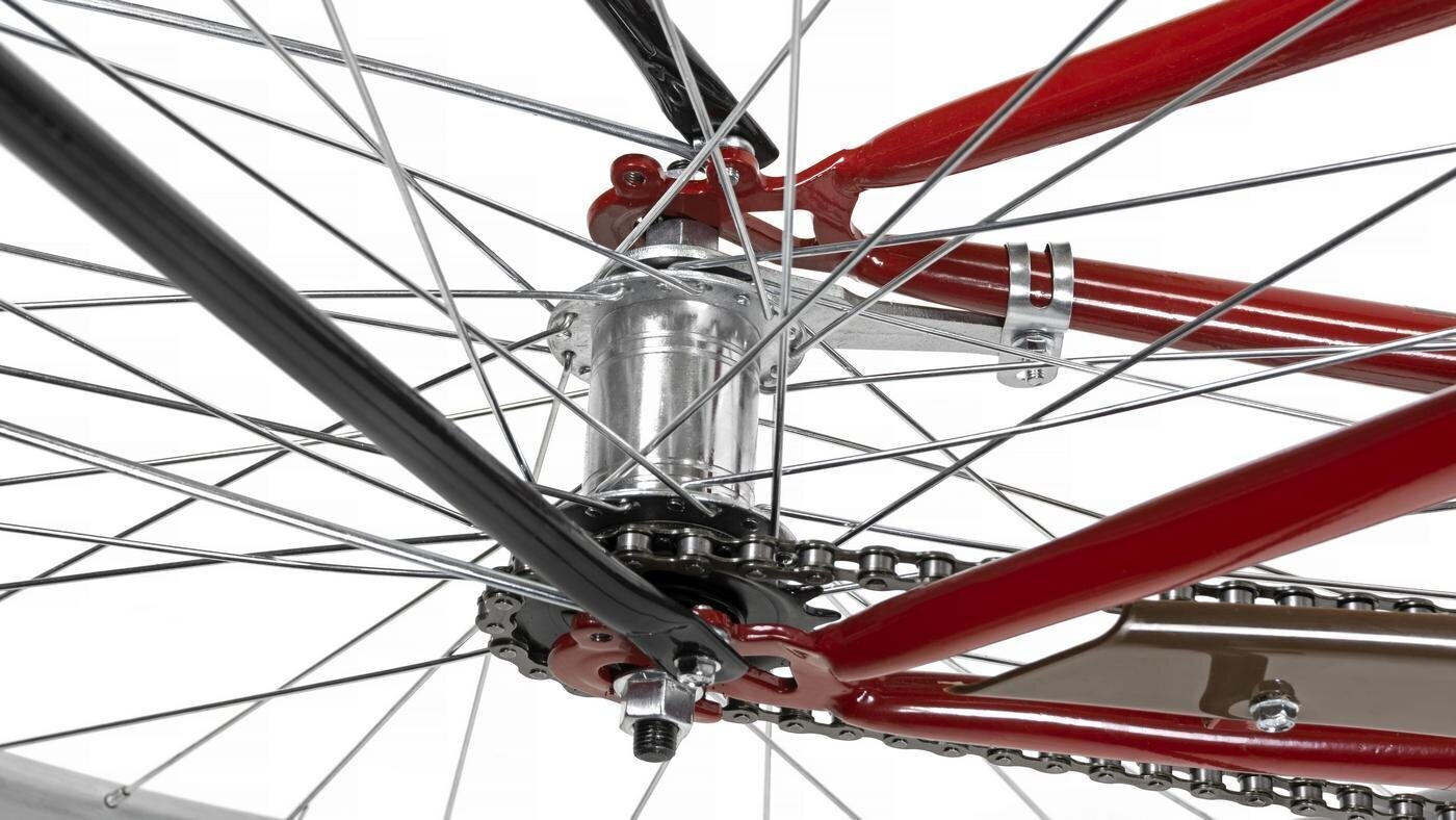 Pilsētas velosipēds AZIMUT City Lux 26" 2021, sarkans цена и информация | Velosipēdi | 220.lv
