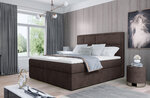 Кровать NORE Meron 03, 140x200 см, коричневая
