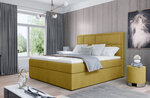 Кровать NORE Meron 13, 140x200 см, желтая