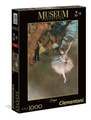 Puzle Clementoni Museum Collection Degas L'etoile, 39379, 1000 d. cena un informācija | Puzles, 3D puzles | 220.lv