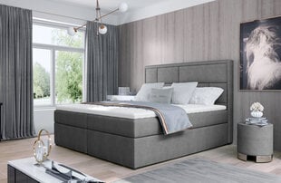 Кровать NORE Meron 20, 160x200 см, серая цена и информация | Кровати | 220.lv