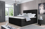 Кровать NORE Meron 18, 180x200 см, черная