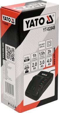 Akumulatora lādētājs 18V Yato (YT-82848) cena un informācija | Dārza tehnikas rezerves daļas | 220.lv