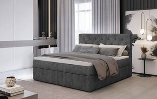 Кровать NORE Loree 04, 160x200 см, серая цена и информация | Кровати | 220.lv