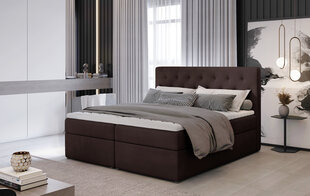 Кровать NORE Loree 07, 160x200 см, темно-коричневая цена и информация | Кровати | 220.lv