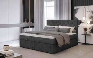 Кровать NORE Loree 05, 180x200 см, темно-серая цена и информация | Кровати | 220.lv