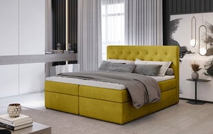 Кровать NORE Loree 09, 180x200 см, желтая цена и информация | Кровати | 220.lv