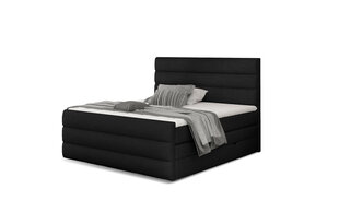 Кровать NORE Cande 10, 140x200 см, черная цена и информация | Кровати | 220.lv