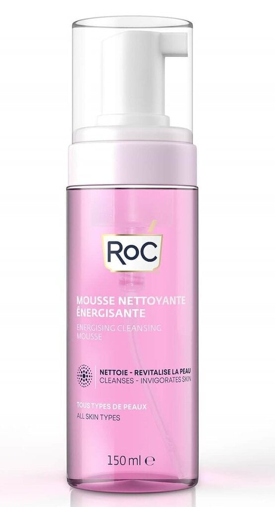 Attīrošas sejas putas RoC Energising, 150 ml cena un informācija | Sejas ādas kopšana | 220.lv