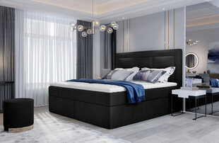 Кровать NORE Vivre 18, 140x200 см, черная цена и информация | Кровати | 220.lv