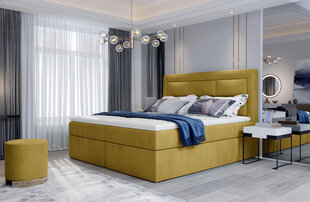 Кровать NORE Vivre 15, 180x200 см, желтая цена и информация | Кровати | 220.lv
