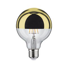 LED Globe 95 6.5W E27 spogulis zelta krāsā siltā baltā Dimmable kaina ir informacija | Spuldzes | 220.lv