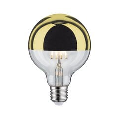 LED Globe 95 6.5W E27 spogulis zelta krāsā siltā baltā Dimmable цена и информация | Лампочки | 220.lv