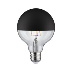 LED Globe 95 6.5W E27 spogulis melns matēts siltā baltā Dimmable cena un informācija | Spuldzes | 220.lv