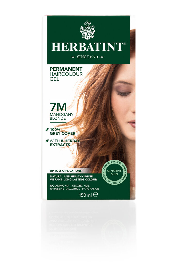Matu krāsa Herbatint 7M, sarkankoka blonds cena un informācija | Matu krāsas | 220.lv