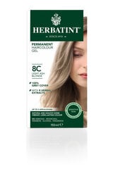 Herbatint 8C  - ДОЛГОСТОЙКАЯ, НАТУРАЛЬНАЯ ГЕЛЬ - КРАСКА ДЛЯ ВОЛОС - светло-пепельный блонд цена и информация | Краска для волос | 220.lv
