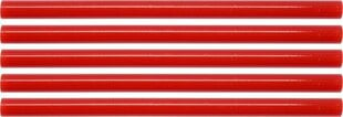 Палочки горячего клея, красные 11,2 х 200мм 5шт. (YT-82434) цена и информация | Механические инструменты | 220.lv