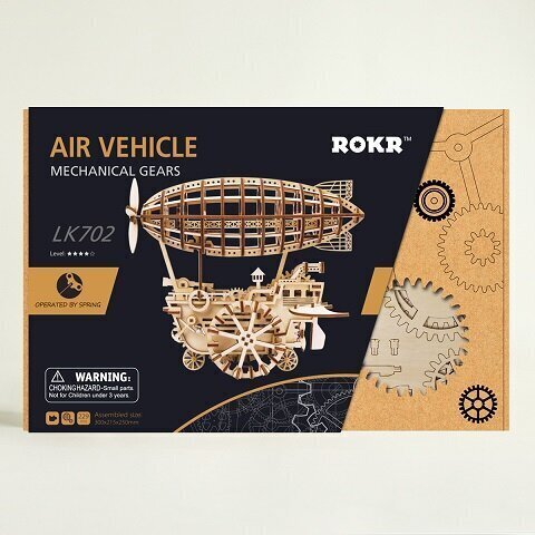 Robotime Air vehicle 3D puzle cena un informācija | Konstruktori | 220.lv