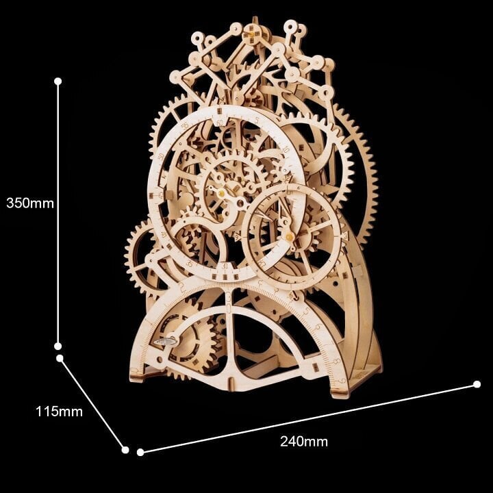Robotime Pendulum Clock 3D puzle cena un informācija | Konstruktori | 220.lv