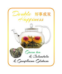 Blooming tea "Double Happiness" - Ziedošā tēja "Dubultā Laime", 1 gb. cena un informācija | Tēja | 220.lv