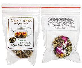 Blooming tea "Double Happiness" - Ziedošā tēja "Dubultā Laime", 1 gb. cena un informācija | Tēja | 220.lv