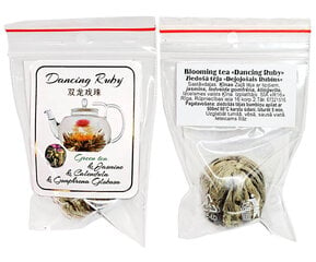 Китайский зеленый чай Blooming tea Dancing Ruby с типсами, 1 шт. цена и информация | Чай | 220.lv