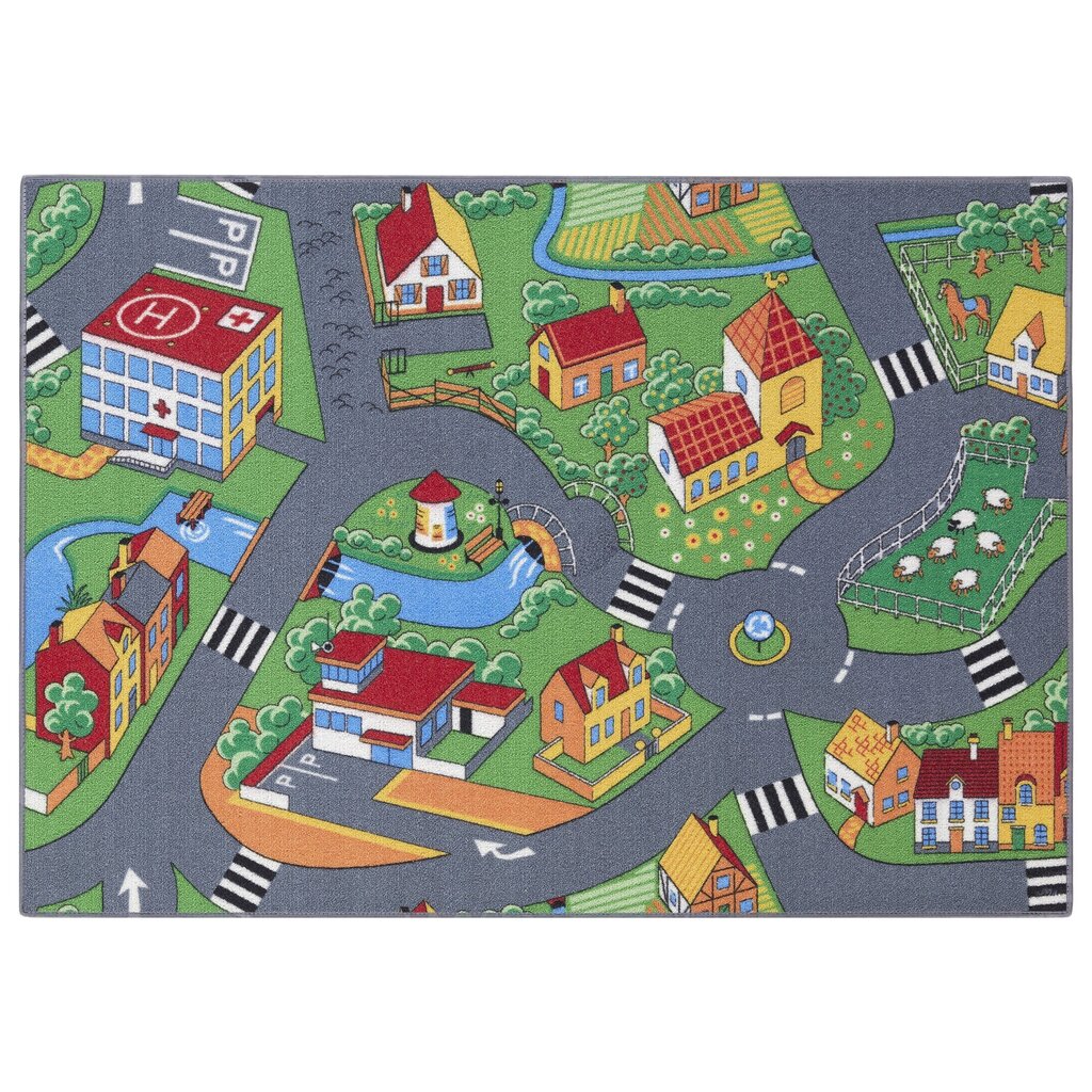 AW Rugs bērnu paklājs Little Village 95x133 cm цена и информация | Paklāji | 220.lv