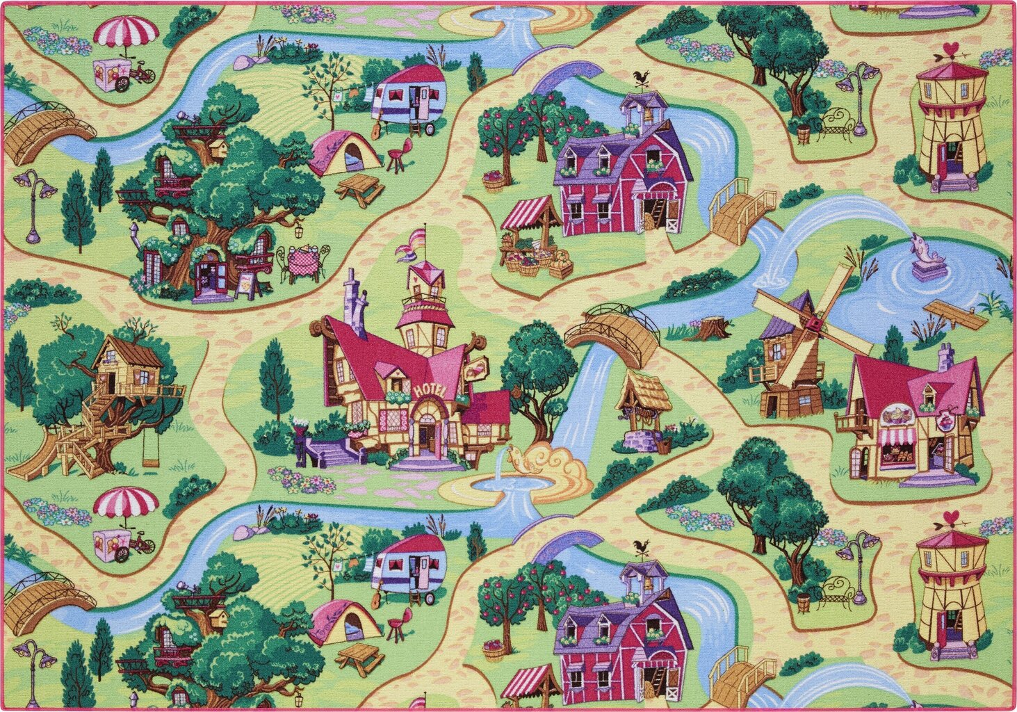 AW Rugs bērnu paklājs Candy Town 140x200 cm цена и информация | Paklāji | 220.lv